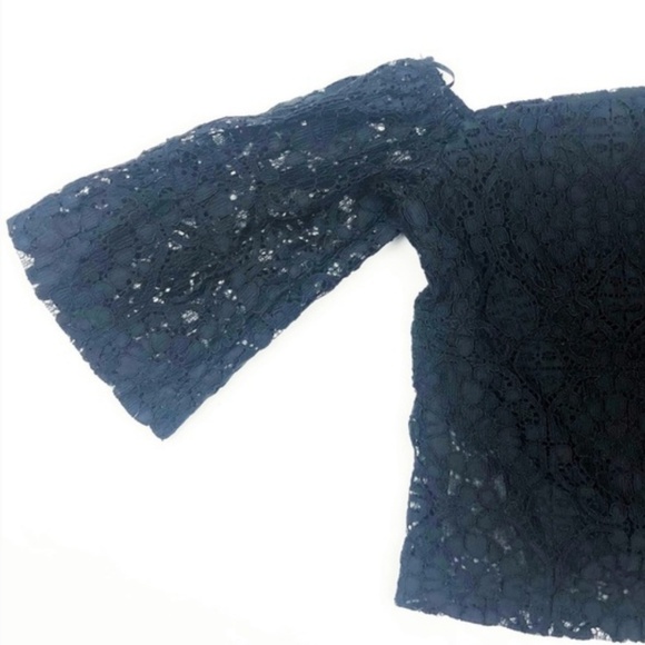 NWT Zara W & B Collection Cropped Lace Top - Picture 8 of 8